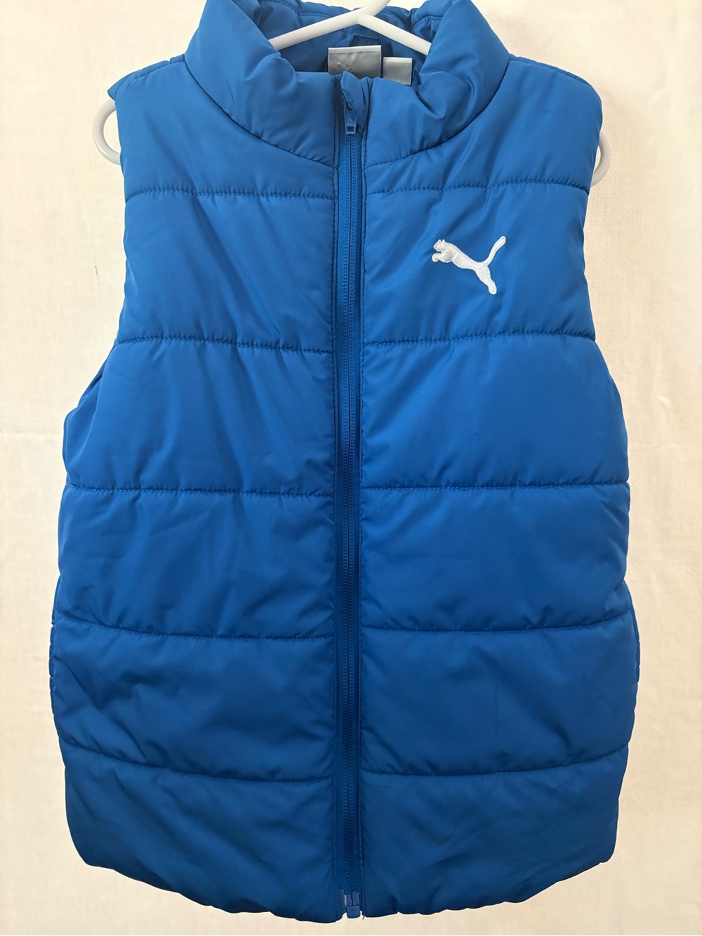 Puma Royal Blue Quilted Kids Puffer Vest